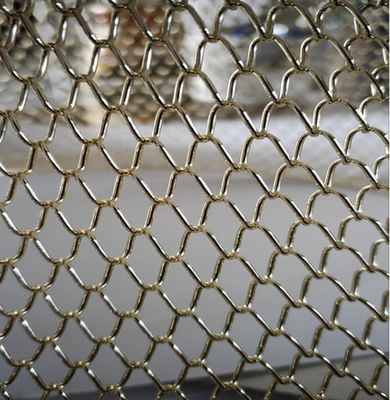 Aluminum Chain Link Decorative Curtain Architectural Wire Mesh