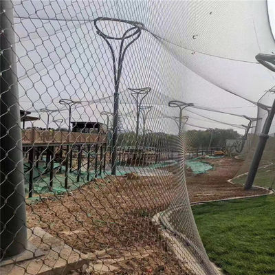 Stainless Steel Rope Mesh 20x20mm 304/316 for Zoo Aviary Decoration