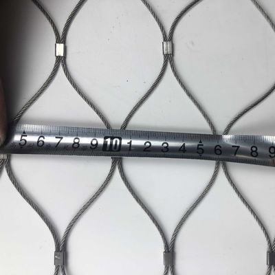 30*30mm Flexible Strong Stainless Steel Rope Mesh For Safety Fencing
